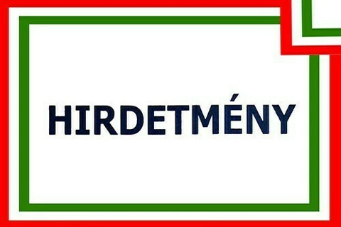 HIRDETMÉNY!